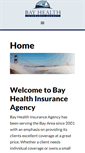 Mobile Screenshot of bayhealthinsurance.com